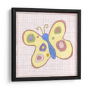 Silueta En Gingham Rosa Ii - Nancy Slocum | Cuadro decorativo de Canvas Lab