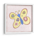 Silueta En Gingham Rosa Ii - Nancy Slocum | Cuadro decorativo de Canvas Lab