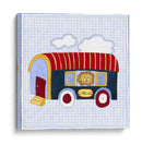 Silueta En Azul Gingham Ii - Nancy Slocum | Cuadro decorativo de Canvas Lab