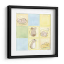 Tic-Tac Ratones En Azul - June Erica Vess | Cuadro decorativo de Canvas Lab