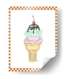 Helado Helado I - Virginia A. Roper | Cuadro decorativo de Canvas Lab