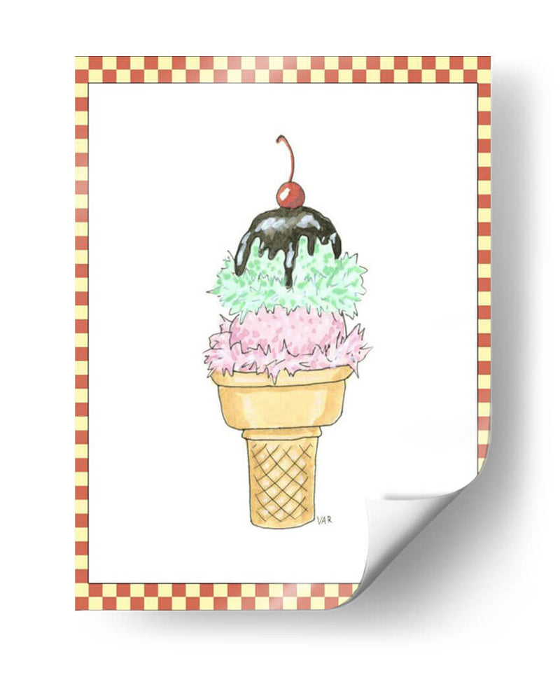 Helado Helado I - Virginia A. Roper | Cuadro decorativo de Canvas Lab