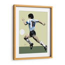 Maradona dominando el balón | Cuadro decorativo de Canvas Lab