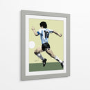 Maradona dominando el balón | Cuadro decorativo de Canvas Lab