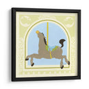 Carrusel De Caballos - June Erica Vess | Cuadro decorativo de Canvas Lab