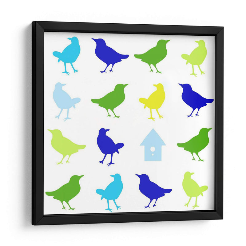 Animal Sudoku En Azul I - Chariklia Zarris | Cuadro decorativo de Canvas Lab