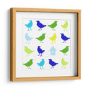 Animal Sudoku En Azul I - Chariklia Zarris | Cuadro decorativo de Canvas Lab