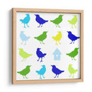 Animal Sudoku En Azul I - Chariklia Zarris | Cuadro decorativo de Canvas Lab