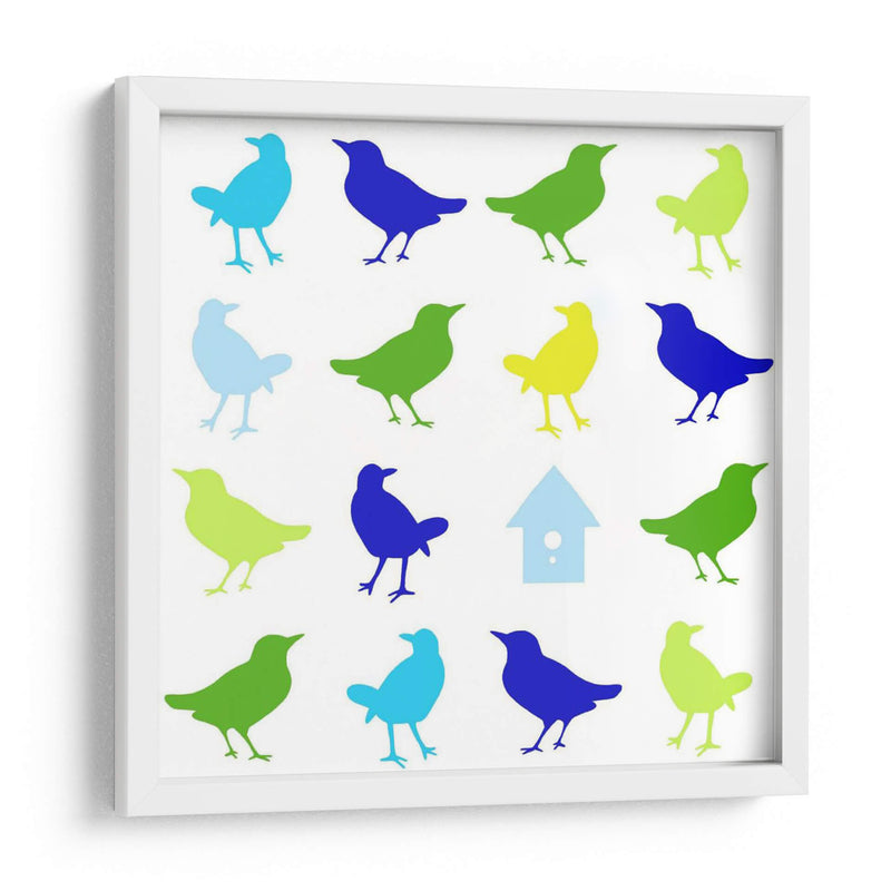 Animal Sudoku En Azul I - Chariklia Zarris | Cuadro decorativo de Canvas Lab