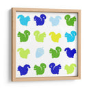 Animal Sudoku En Azul Vi - Chariklia Zarris | Cuadro decorativo de Canvas Lab