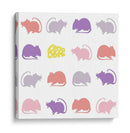 Animal Sudoku En Rosa V - Chariklia Zarris | Cuadro decorativo de Canvas Lab