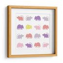 Animal Sudoku En Rosa V - Chariklia Zarris | Cuadro decorativo de Canvas Lab