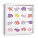 Animal Sudoku En Rosa V - Chariklia Zarris | Cuadro decorativo de Canvas Lab