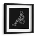 Figura Estudio Sobre Negro I - Charles Swinford | Cuadro decorativo de Canvas Lab