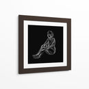 Figura Estudio Sobre Negro I - Charles Swinford | Cuadro decorativo de Canvas Lab