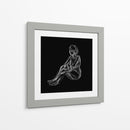Figura Estudio Sobre Negro I - Charles Swinford | Cuadro decorativo de Canvas Lab