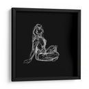 Estudio De La Figura Sobre Black Ii - Charles Swinford | Cuadro decorativo de Canvas Lab