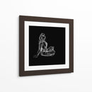 Estudio De La Figura Sobre Black Ii - Charles Swinford | Cuadro decorativo de Canvas Lab