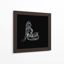 Estudio De La Figura Sobre Black Ii - Charles Swinford | Cuadro decorativo de Canvas Lab