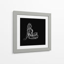 Estudio De La Figura Sobre Black Ii - Charles Swinford | Cuadro decorativo de Canvas Lab