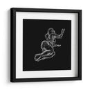 Estudio De Figura Sobre Negro Iv - Charles Swinford | Cuadro decorativo de Canvas Lab