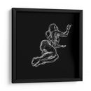 Estudio De Figura Sobre Negro Iv - Charles Swinford | Cuadro decorativo de Canvas Lab