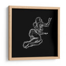 Estudio De Figura Sobre Negro Iv - Charles Swinford | Cuadro decorativo de Canvas Lab