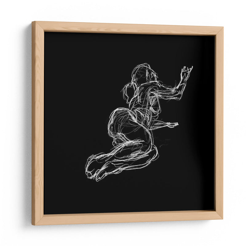 Estudio De Figura Sobre Negro Iv - Charles Swinford | Cuadro decorativo de Canvas Lab