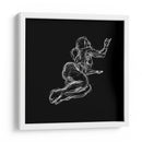 Estudio De Figura Sobre Negro Iv - Charles Swinford | Cuadro decorativo de Canvas Lab