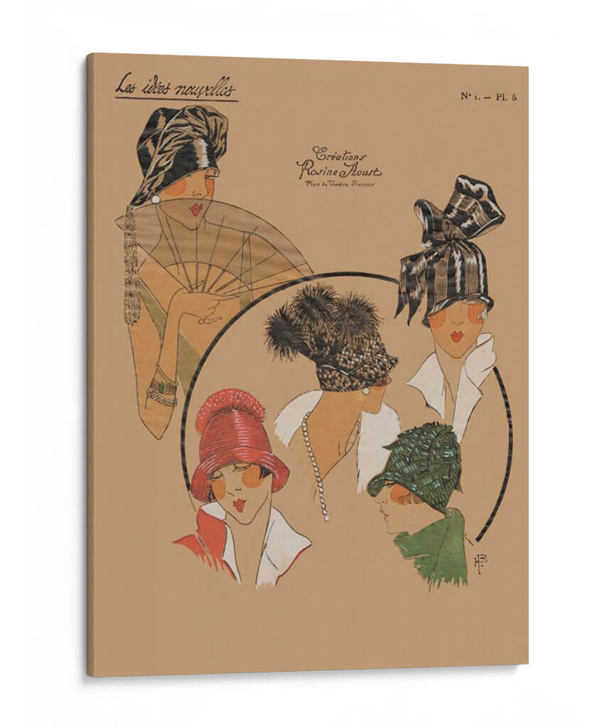 Chapeau Elegante I | Cuadro decorativo de Canvas Lab