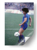 Diego y el balón | Cuadro decorativo de Canvas Lab