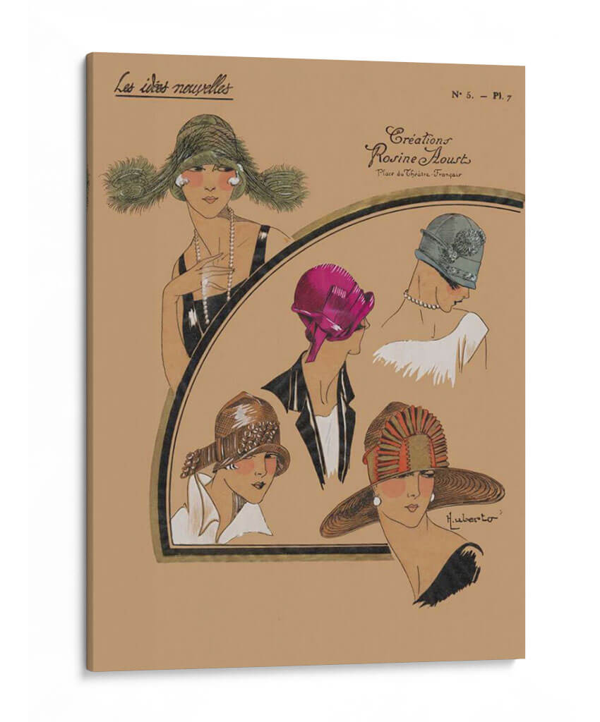 Chapeau Elegante Ii | Cuadro decorativo de Canvas Lab