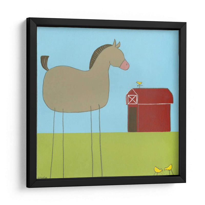 Caballo De La Pierna I - June Erica Vess | Cuadro decorativo de Canvas Lab