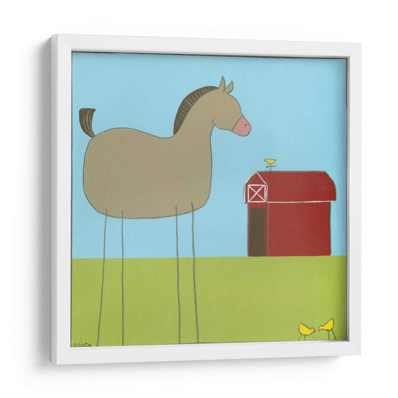 Caballo De La Pierna I - June Erica Vess | Cuadro decorativo de Canvas Lab