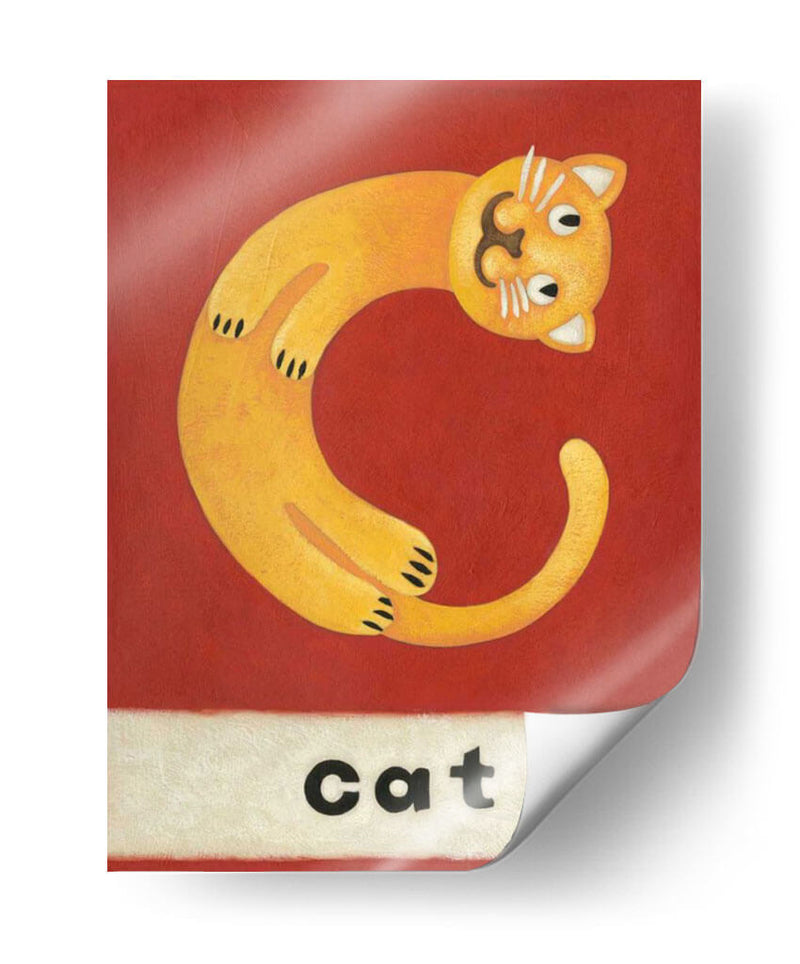 C Es Para Gato - Chariklia Zarris | Cuadro decorativo de Canvas Lab