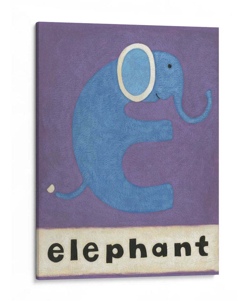 E Es Para Elefante - Chariklia Zarris | Cuadro decorativo de Canvas Lab