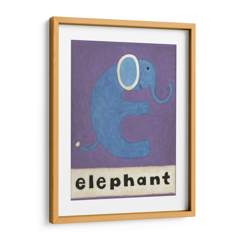 E Es Para Elefante - Chariklia Zarris | Cuadro decorativo de Canvas Lab