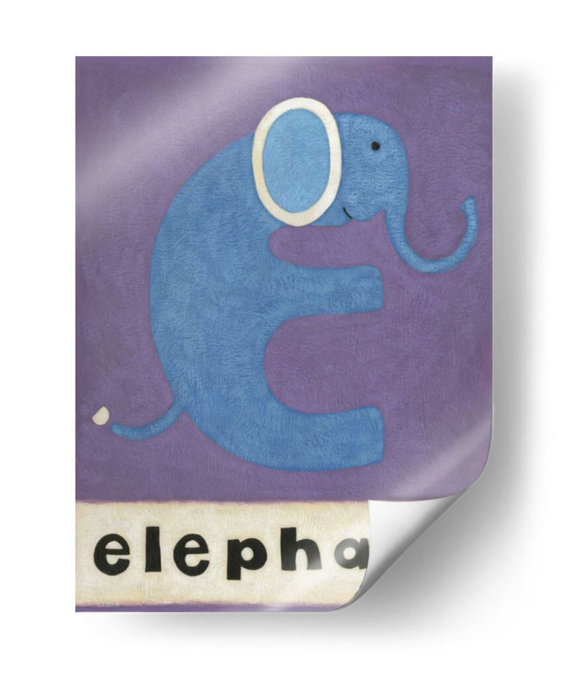 E Es Para Elefante - Chariklia Zarris | Cuadro decorativo de Canvas Lab