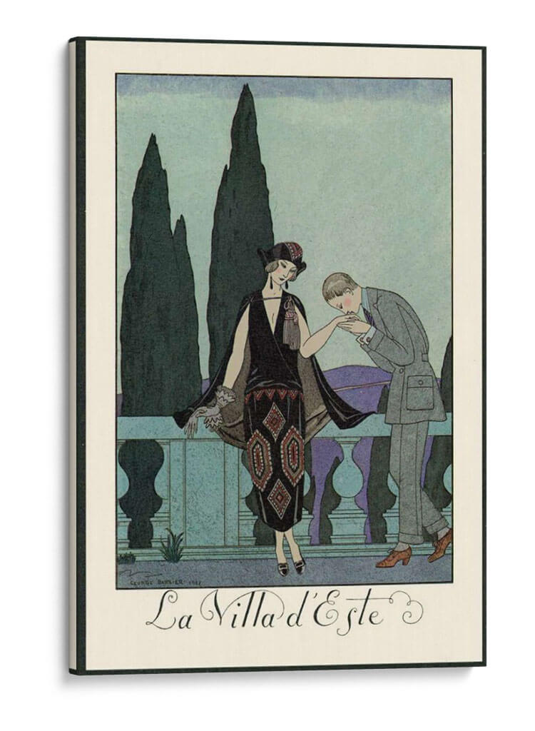 La Villa Destar - George Barbier | Cuadro decorativo de Canvas Lab