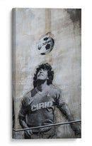 Diego Maradona en graffiti | Cuadro decorativo de Canvas Lab