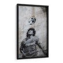 Diego Maradona en graffiti | Cuadro decorativo de Canvas Lab