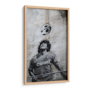 Diego Maradona en graffiti | Cuadro decorativo de Canvas Lab