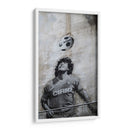 Diego Maradona en graffiti | Cuadro decorativo de Canvas Lab