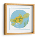 Timoteo La Tortuga - June Erica Vess | Cuadro decorativo de Canvas Lab