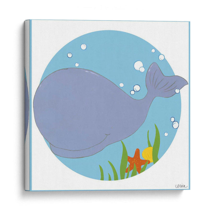 Wally La Ballena - June Erica Vess | Cuadro decorativo de Canvas Lab