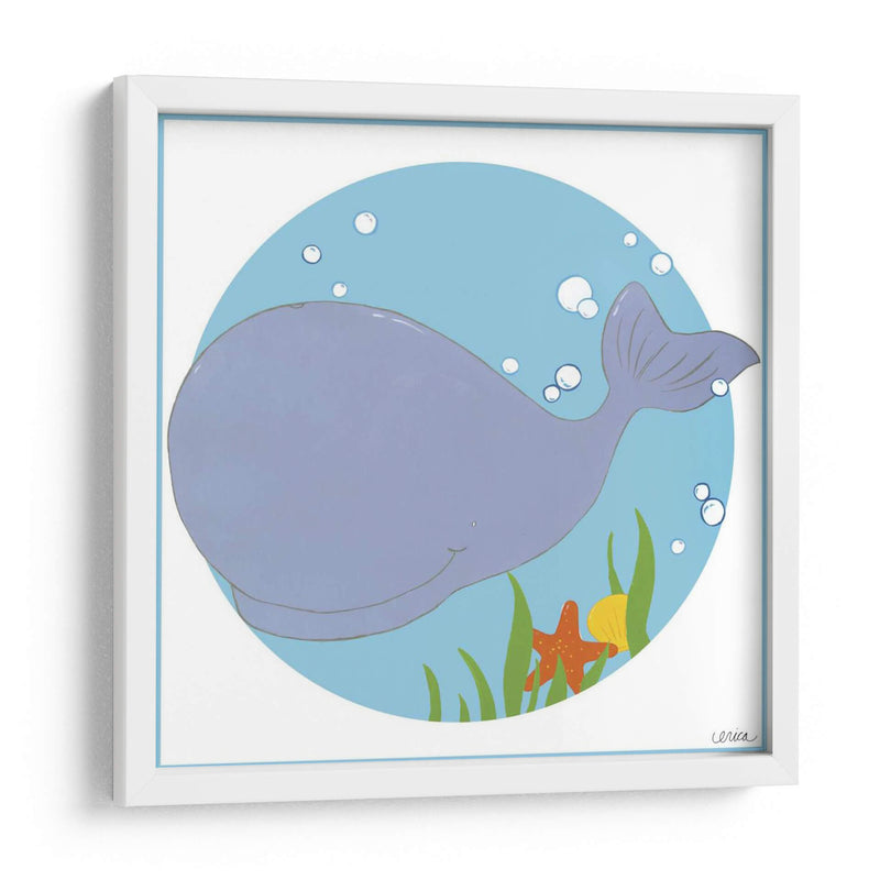 Wally La Ballena - June Erica Vess | Cuadro decorativo de Canvas Lab