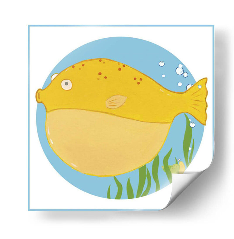 Billy The Blowfish - June Erica Vess | Cuadro decorativo de Canvas Lab