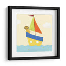 Velero De Aventura Ii - June Erica Vess | Cuadro decorativo de Canvas Lab