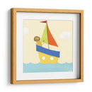 Velero De Aventura Ii - June Erica Vess | Cuadro decorativo de Canvas Lab