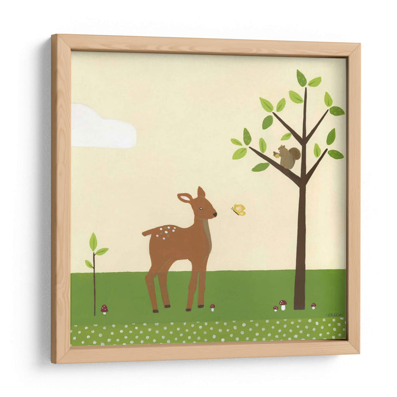 Amigos De Woodland I - June Erica Vess | Cuadro decorativo de Canvas Lab